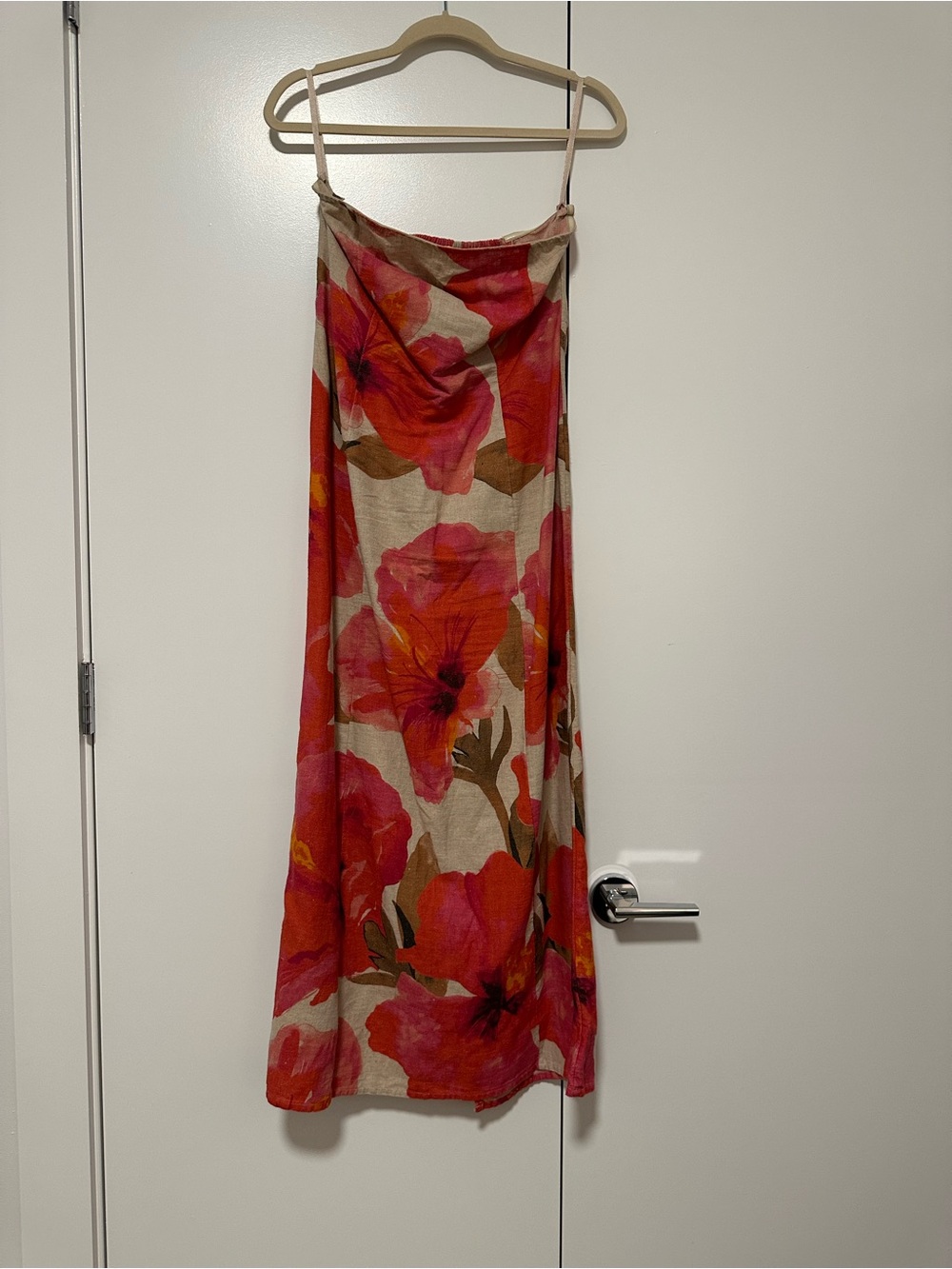 Anthropologie Aliza Strapless Linen Maxi Dress - Picture 2 of 9